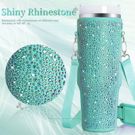 Tumbler Tote Pro Mint Bedazzled